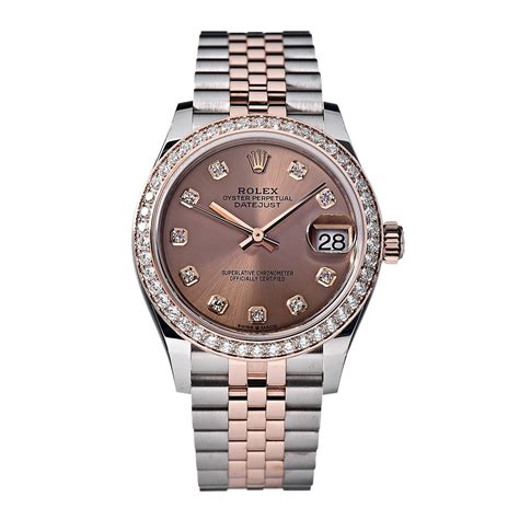 rose gold oyster perpetual rolex 2 tone 31 diamond|Rolex datejust 31 oyster.